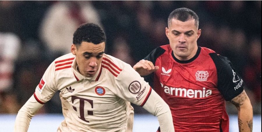 Granit Xhaka nuk merr dot 3 pikët ndaj Bayernit, bavarezët ruajnë