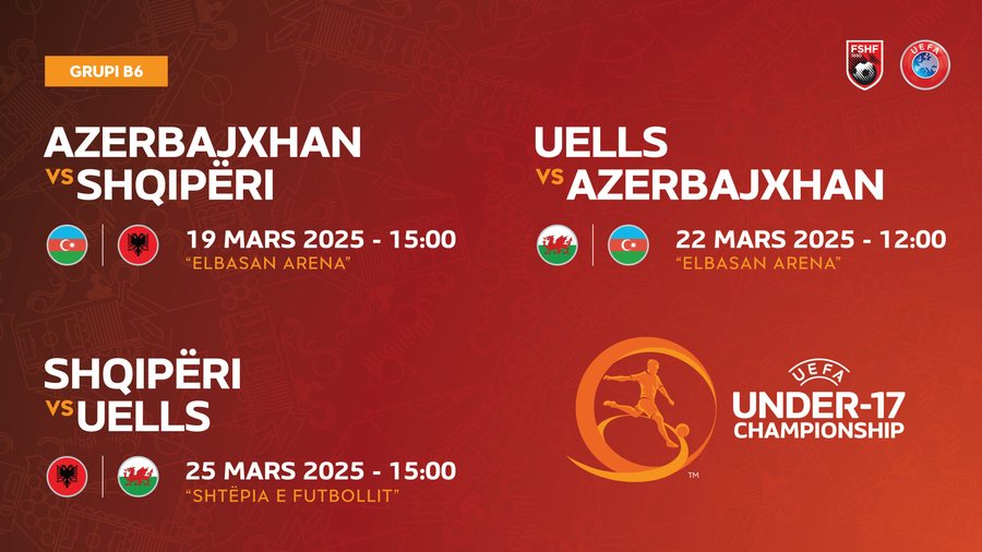 Europiani U-17/ FSHF organizon ndeshjet e raundit të dytë, turneu i