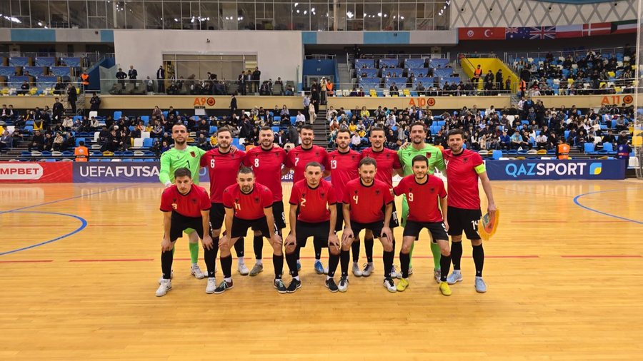 Futsal Euro 2026/ Shqipëria nuk ia del në Astana, kuqezinjtë