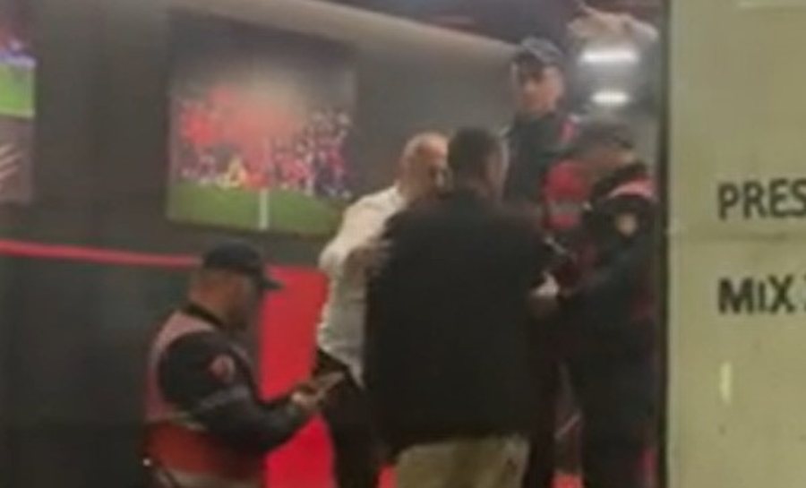 Grushtat me presidentin e Dinamos, Tefik Osmani shoqërohet nga policia