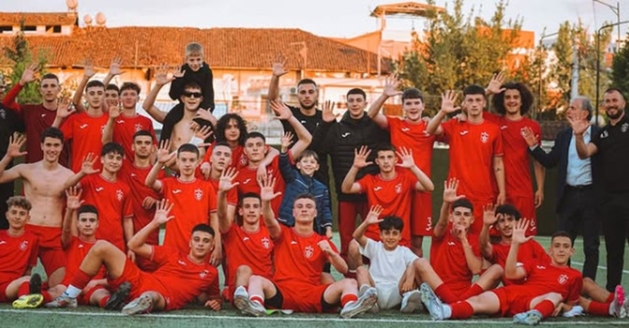 100 gola të shënuar dhe pa asnjë humbje, Partizani U-16 shpallet