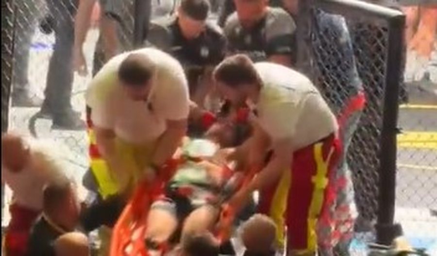 VIDEO/ Momente frike në MMA, 26-vjeçari shqiptar humb ndjenjat dhe