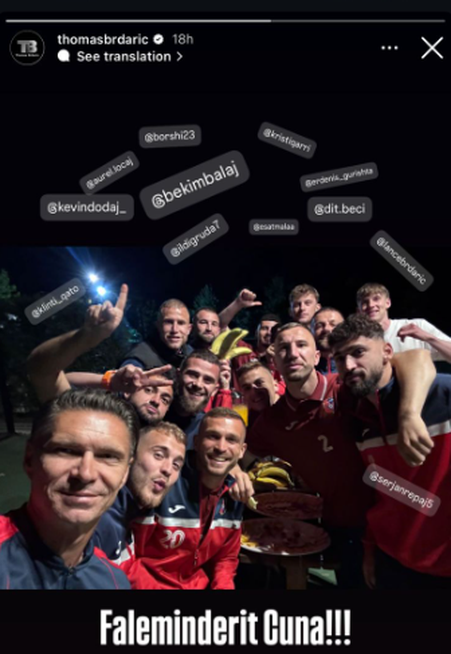 Vonon, por nuk harron! Thomas Brdaric u dërgon mesazhin e ngrohtë