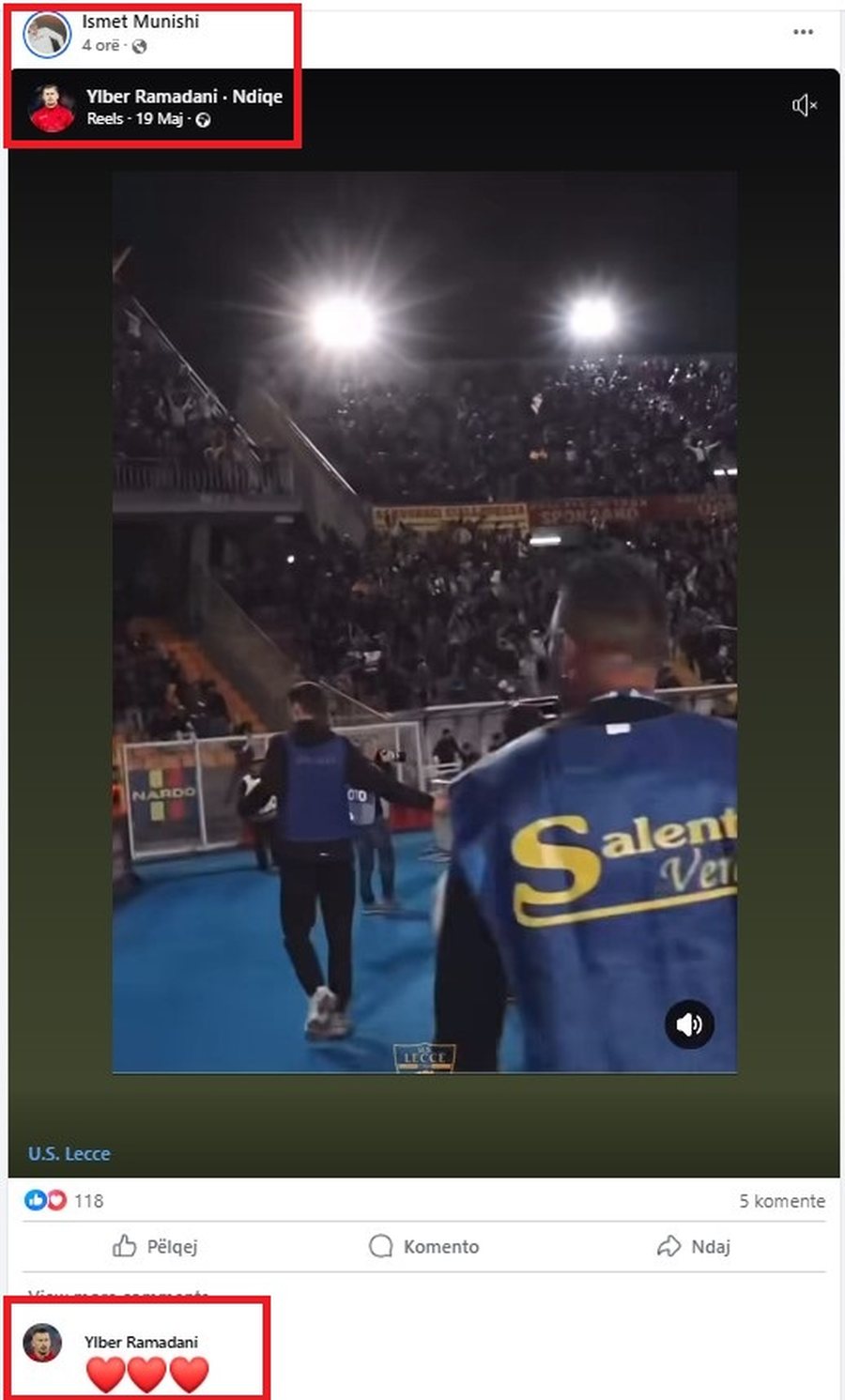 Ylber Ramadanit i “rreh zemra” para Serbisë, mesfushori merr