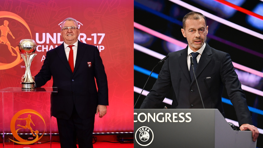 Finalet e EURO U-17 në Shqipëri, Presidenti i UEFA-s Čeferin dhe