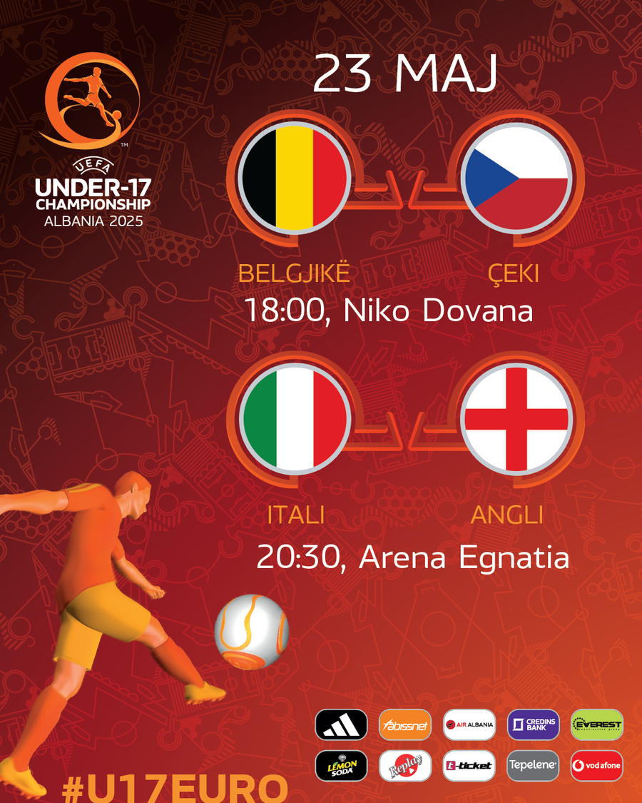 Euro U-17 2025/ Nesër në “Niko Dovana” &