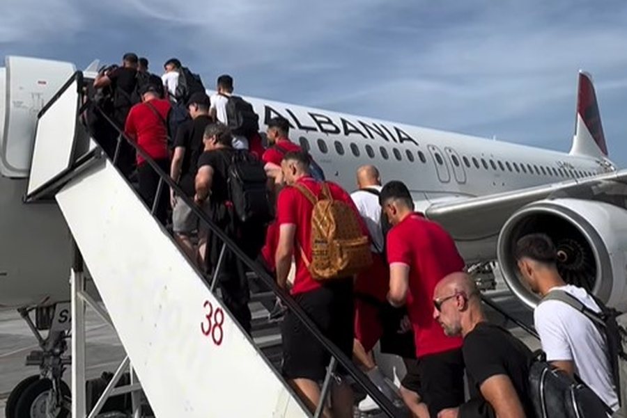 VIDEO/ Kombëtarja fluturon drejt Rigas, objektivi i radhës
