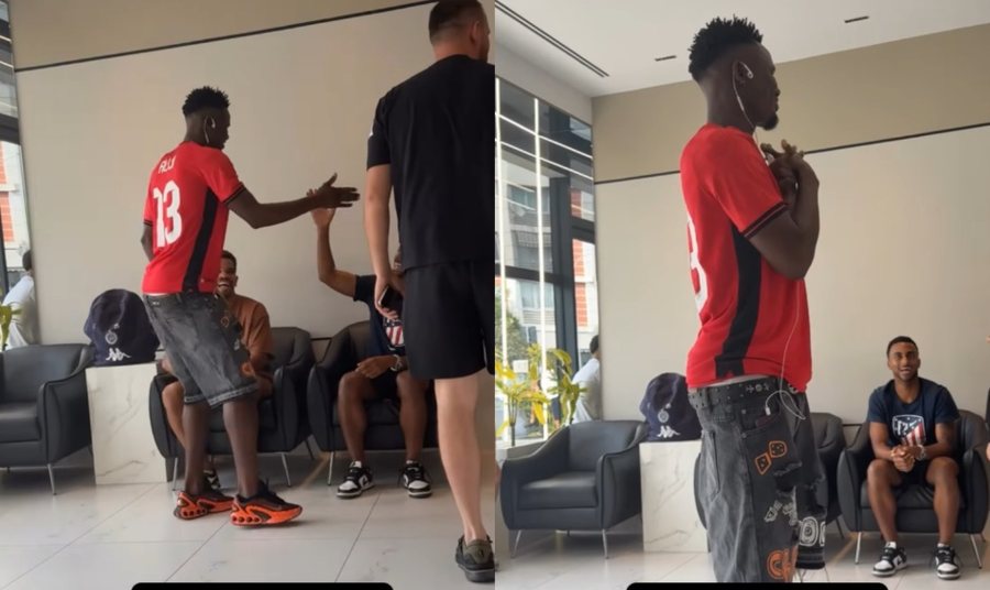 VIDEO/ I veshur me fanellën e Kombëtares shqiptare dhe bën