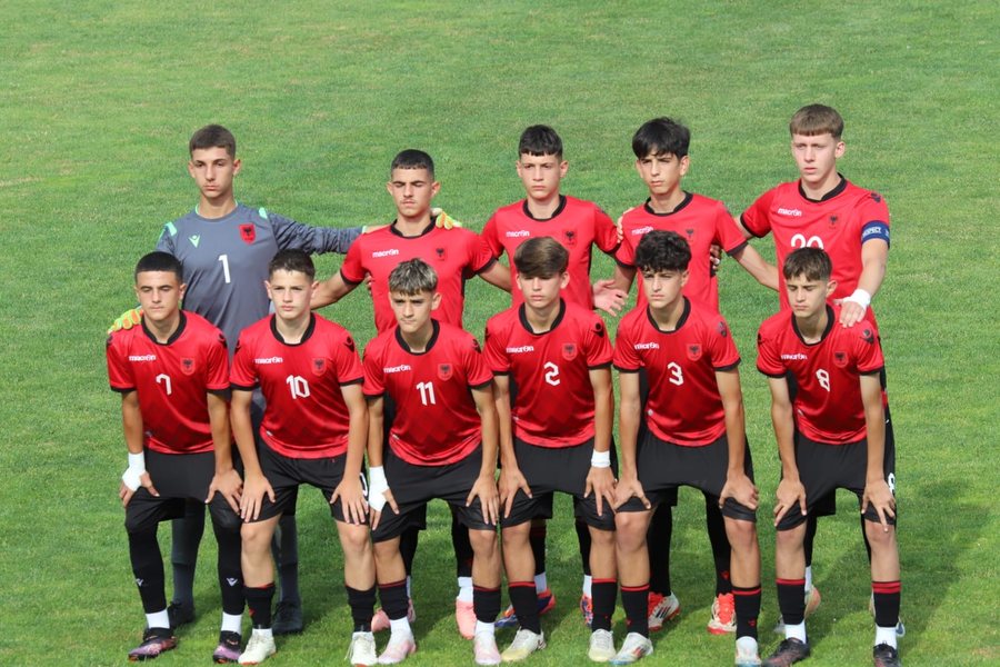 Miqësorja e parë, Kombëtarja U-14 barazon 1-1 me Maqedoninë