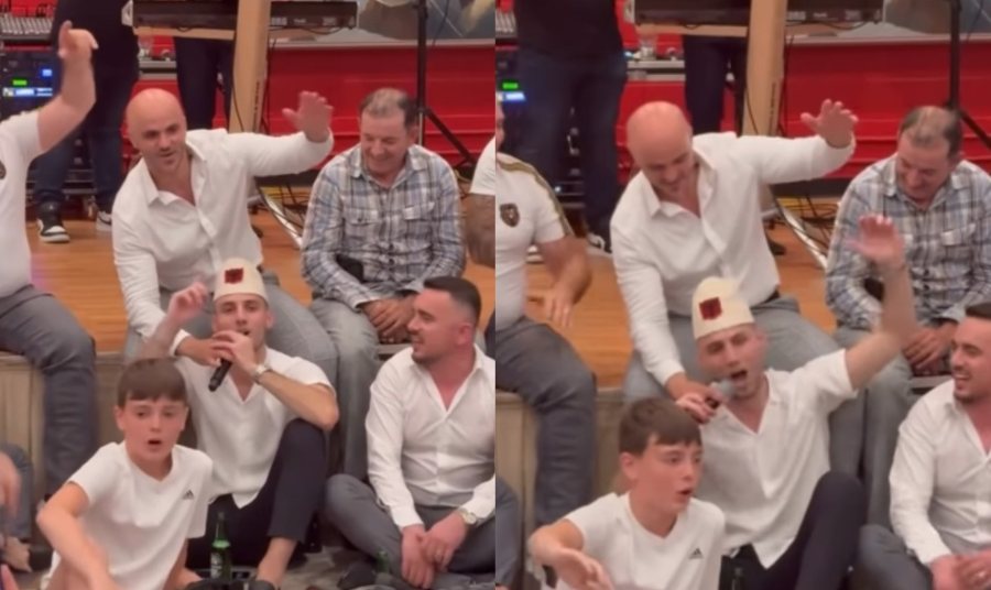 VIDEO/ Mario Mitaj “heq dorë” nga futbolli, me qeleshe në