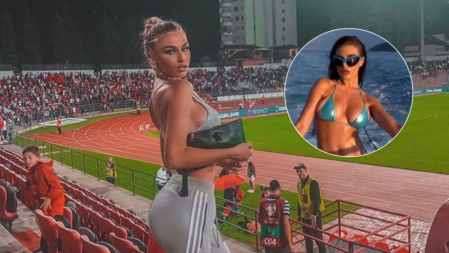 Trejsi Sejdini “ndez” rrjetin me bikini në jahtin luksoz