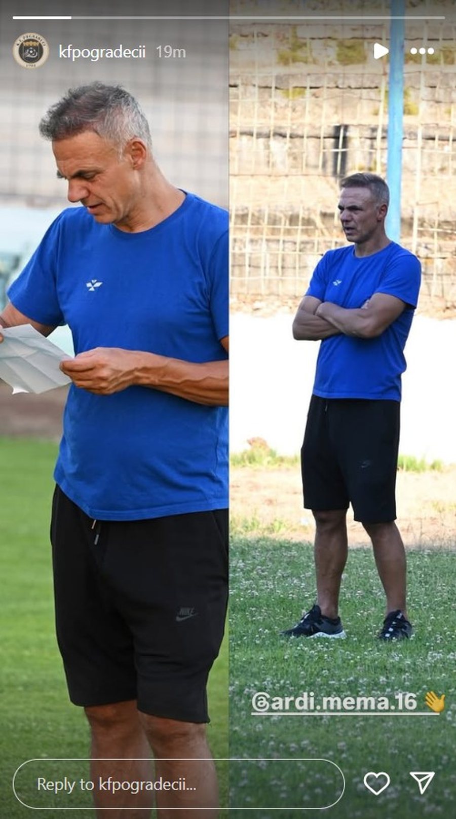 FOTO/ Ard Mema më i fokusuar se kurrë, te Pogradeci