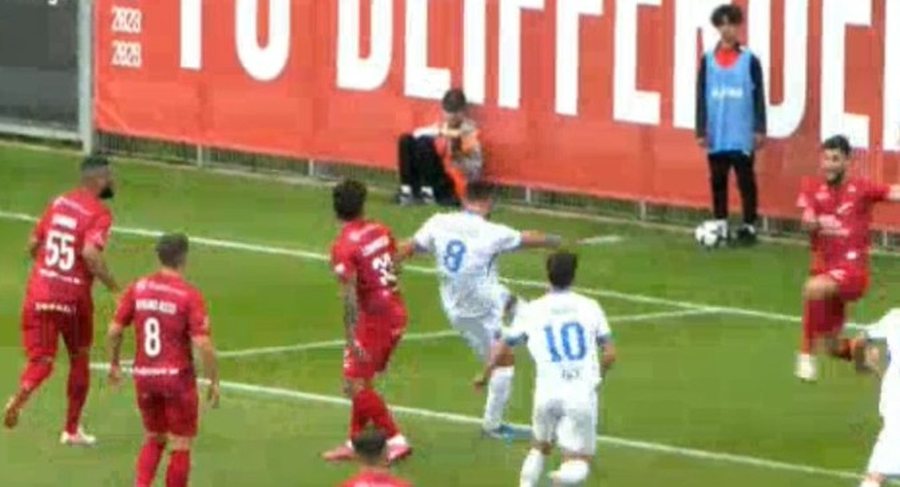 Spektakël mes 5 golave, Drita mposht ekipin nga Luksemburgu dhe kalon