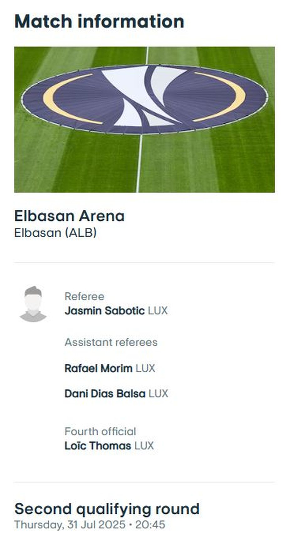 Ndeshja e kthimit me Atletic Escaldes, UEFA vendos për arbitrat që do