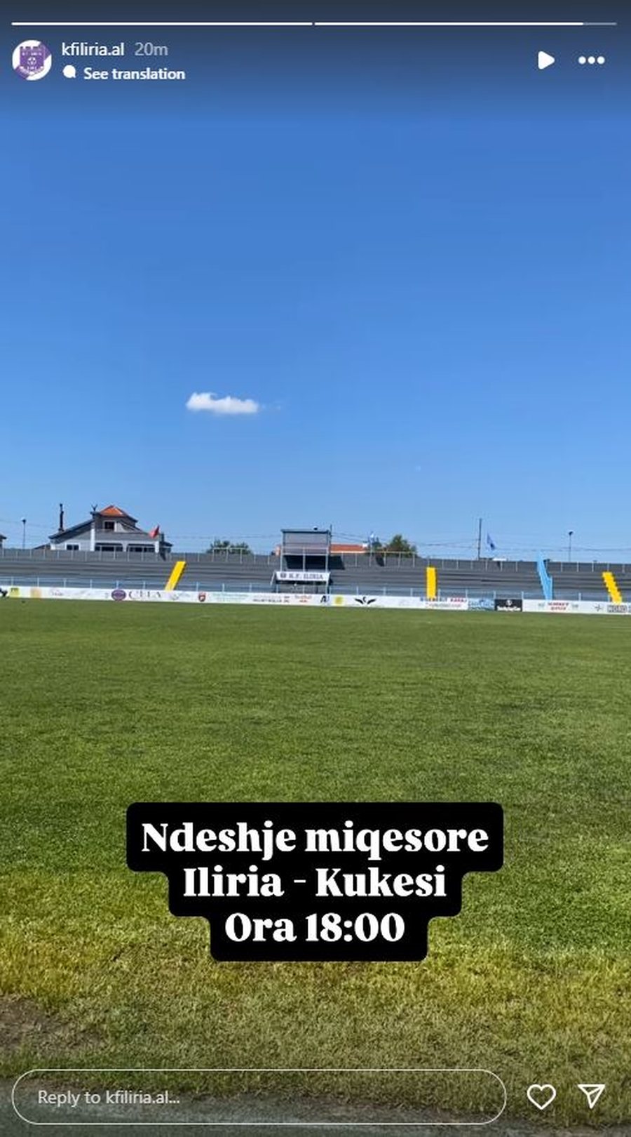 Gjithçka gati për miqësoren, Iliria sfidon rivalët