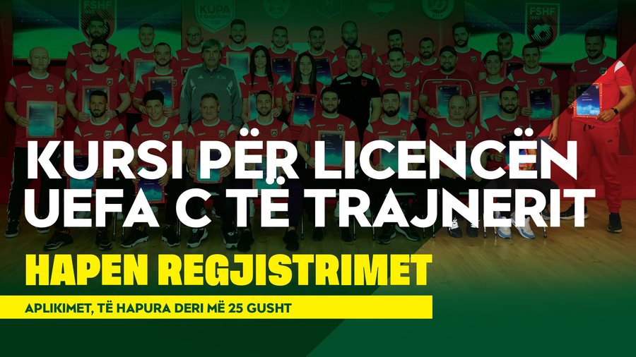 Kursi UEFA C në zonën e Tiranës, FSHF hap regjistrimet