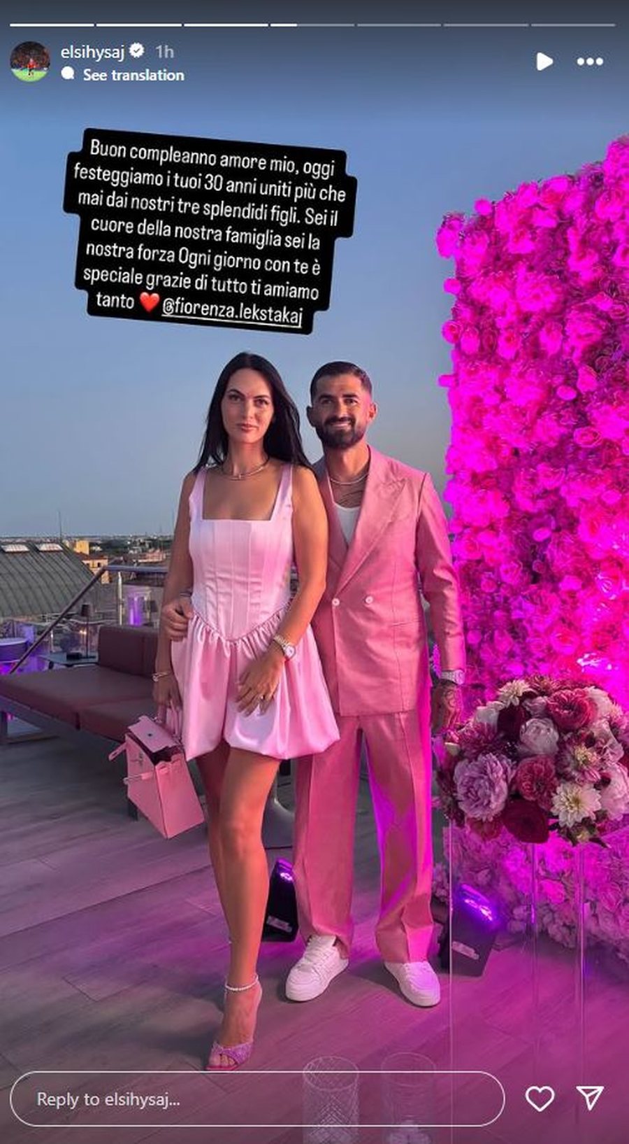 FOTO/ Feston 30 vjetorin e lindjes, Elseid Hysaj urim romantik dhe të