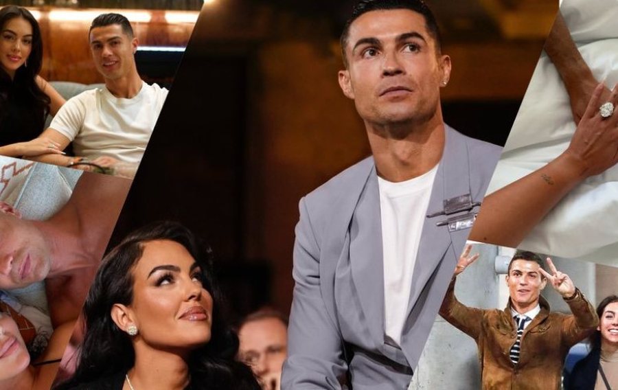 FOTO/ Momenti i shumëpritur erdhi, Cristiano Ronaldo i propozon për