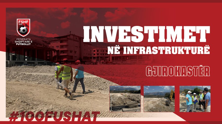 Fusha e re sportive në Gjirokastër, FSHF inspekton nga afër