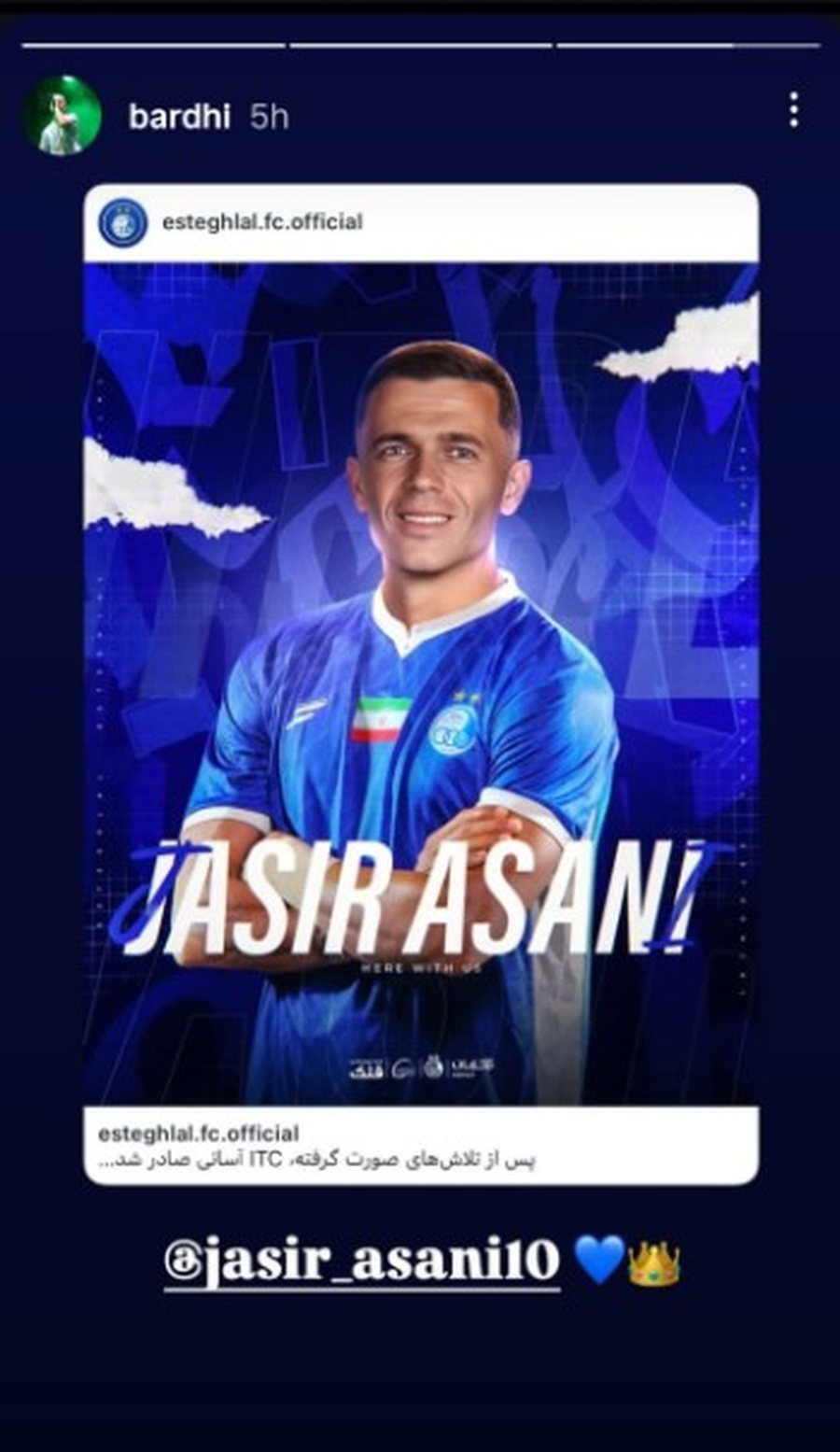 U transferua në Iran, sulmuesi i Kombëtares merr mesazhin nga