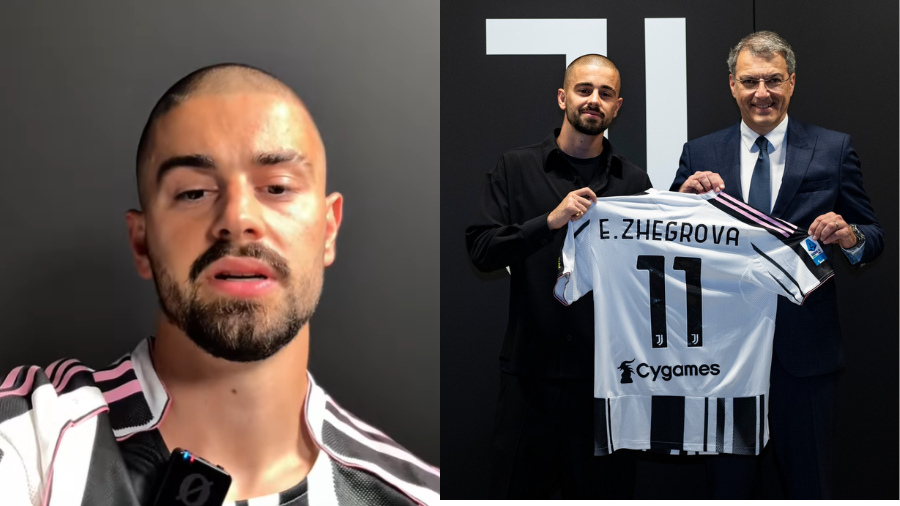 VIDEO/ Edon Zhegrova prezantohet te Juventus, thotë fjalët e parë
