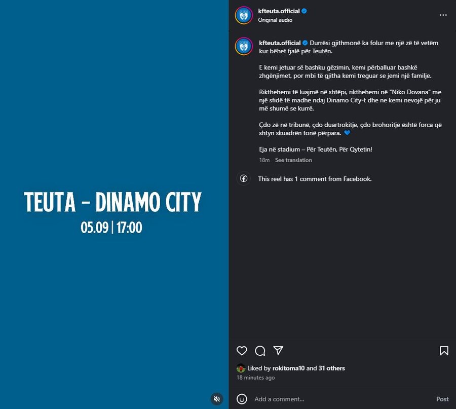 U shty për herë të dytë? Teuta REAGON në rrjetet