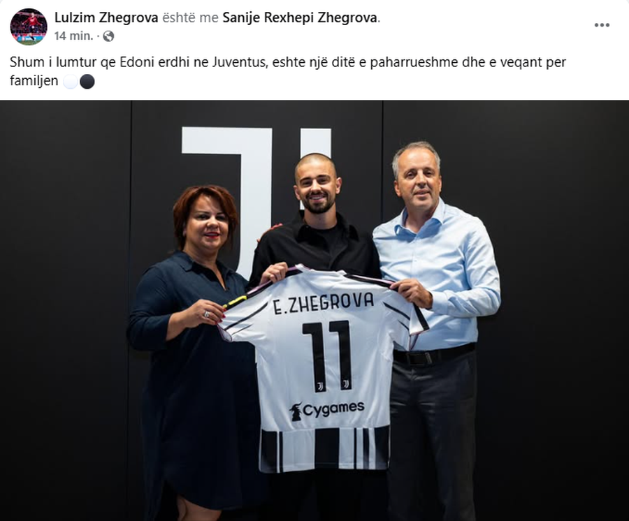 Krenar për djalin e tij, babai i Edon Zhegrovës publikon mesazhin e