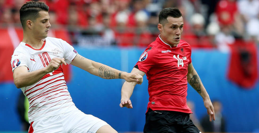 Granit Xhaka festoi golat kundër Kosovës, REAGON Taulanti