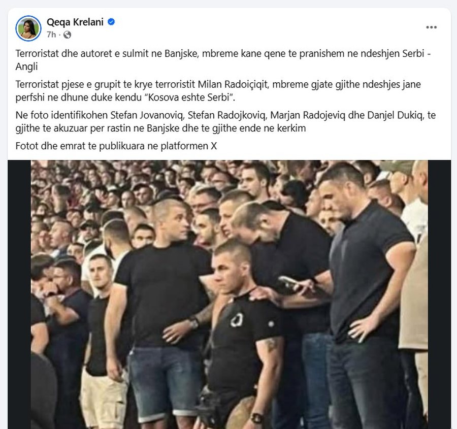 "Kosova është Serbi"/ Gazetarja publikon FOTON e
