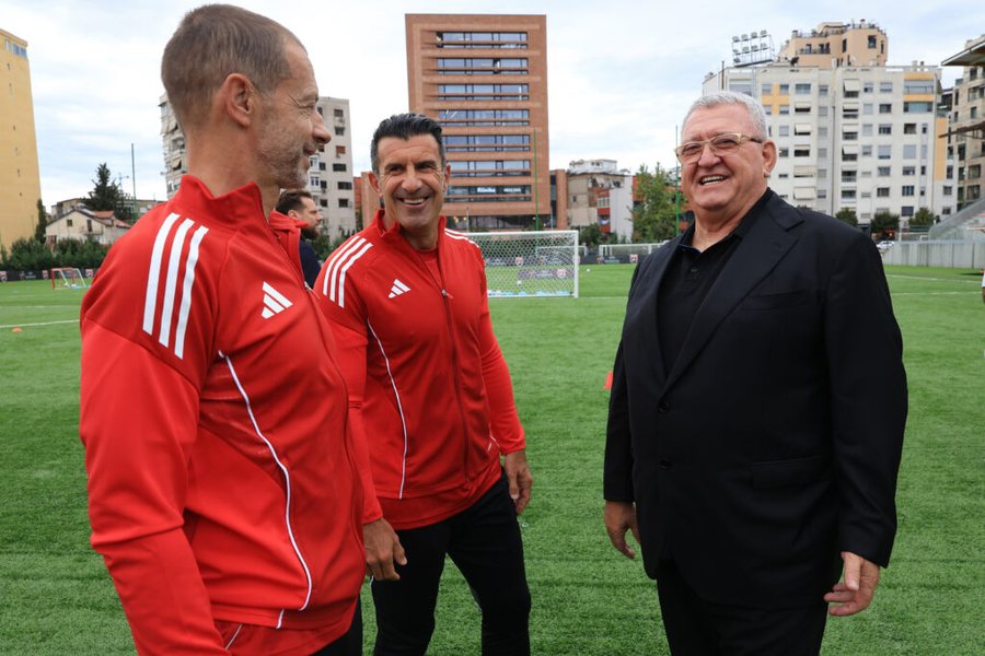 Festivali i futbollit/ Luis Figo, Aljosa Asanovic e Jahmir Hyka