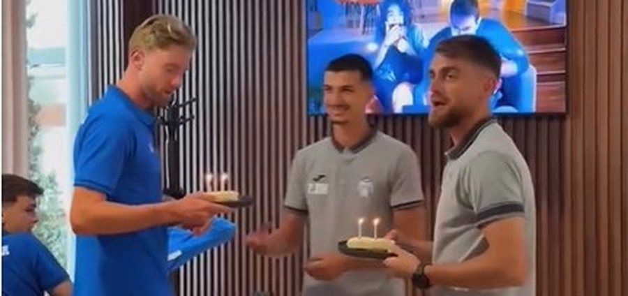 VIDEO/ Festë te Tirana pak orë para sfidës me Flamurtarin, shkak