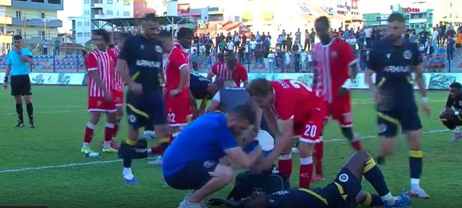 VIDEO/ Mbyllet me panik ndeshja Pogradeci – Skënderbeu, Shaqe