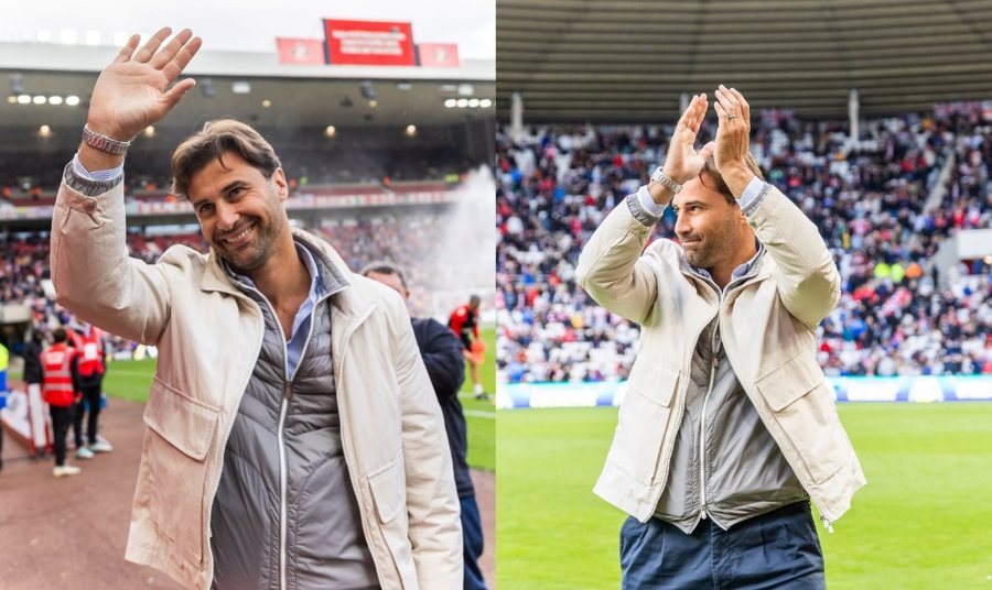 FOTO/ Lorik Cana rikthehet në Premier League, pritet si legjendë nga