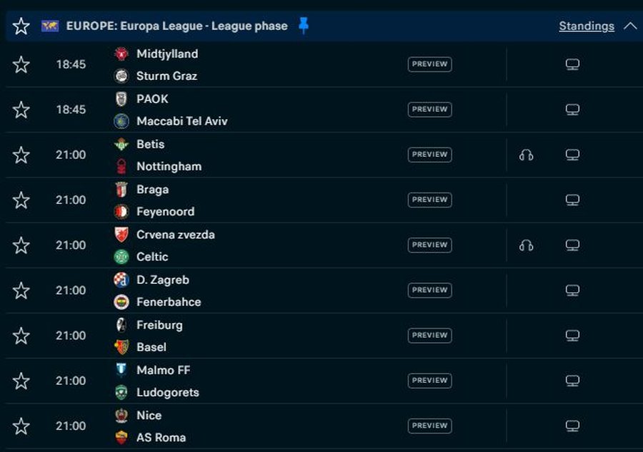 Rikthehen emocionet e Europa League, mësoni përballjet e ditës