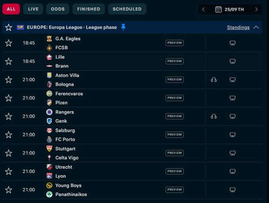 18 ekipe kërkojnë fitoren në Europa League, në fushë