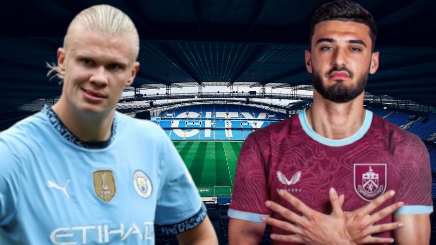 Haaland - Broja, trajneri i Burnley nuk ka dyshime për sulmuesin shqiptar