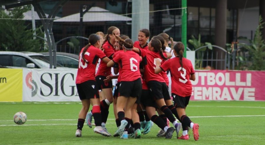 Shqipëria U-15 për vajza fiton edhe ndaj Estonisë në turneun