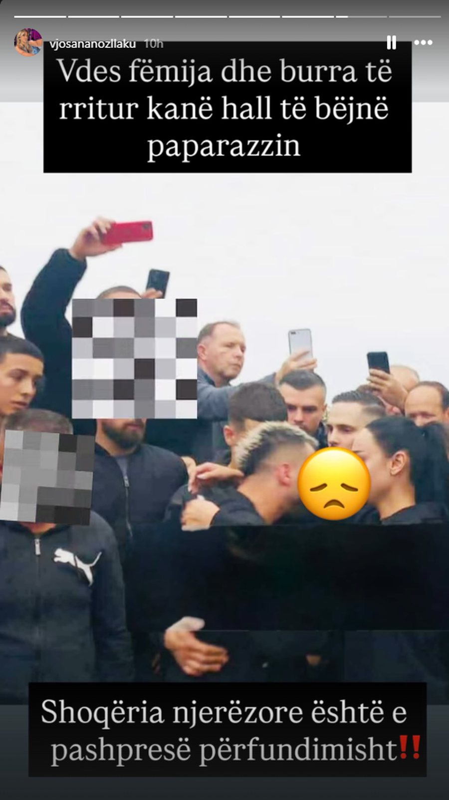 Foto dhe video gjatë varrimit të vëllait të Gjestit, reagon