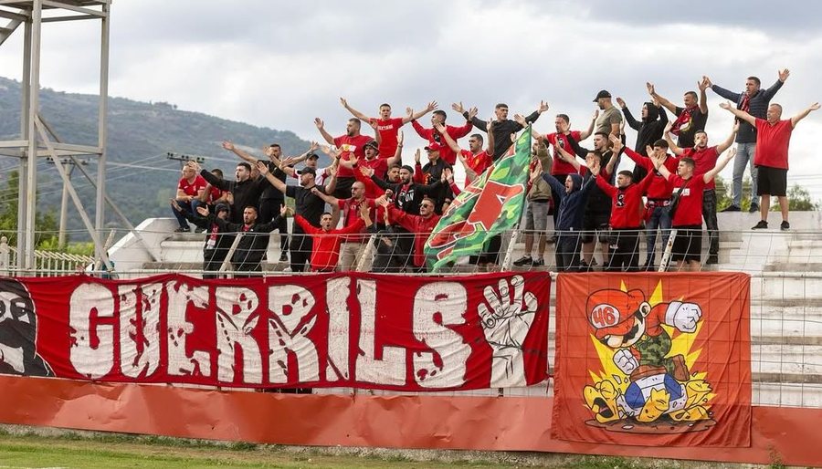 Humbja e 3-të rresht në kampionat për Partizanin, Ultras Guerrils