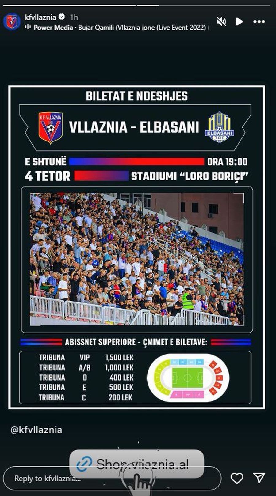 Në lojë është kreu i klasifikimit, Vllaznia nxjerr në