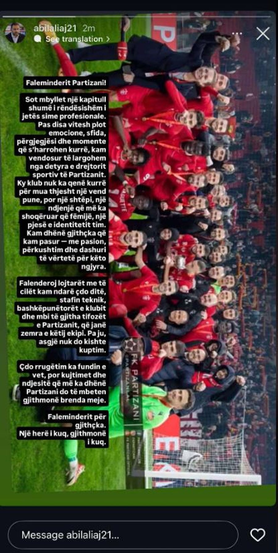 Derbi sjell pasoja të rënda te Partizani, "arkitekti" i