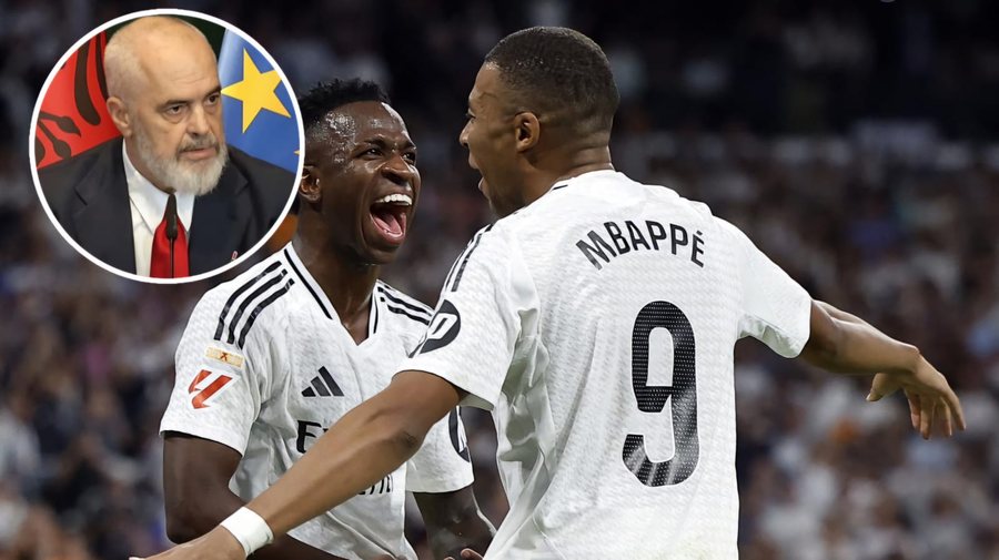 VIDEO/ Edi Rama i sjell “fat” Realit, Mbappe dhe Vinicius japin