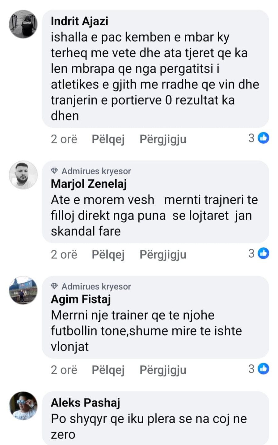 Flamurtari largon Karlos Garsia, REAGOJNË tifozët