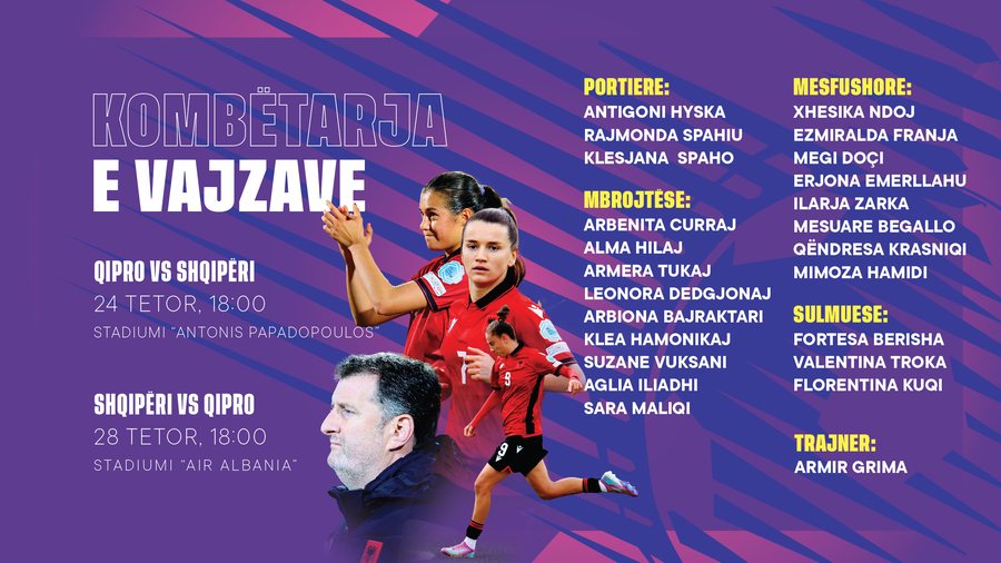 Nations League për vajza/ Dy ”betejat finale” kundër