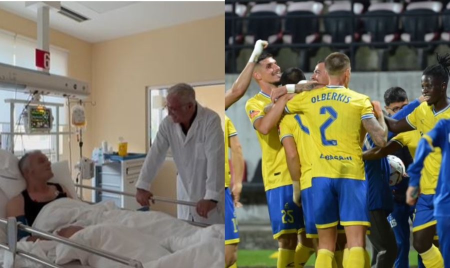 FOTO/ Legjendë e futbollit shqiptar, Elbasani ka një MESAZH për