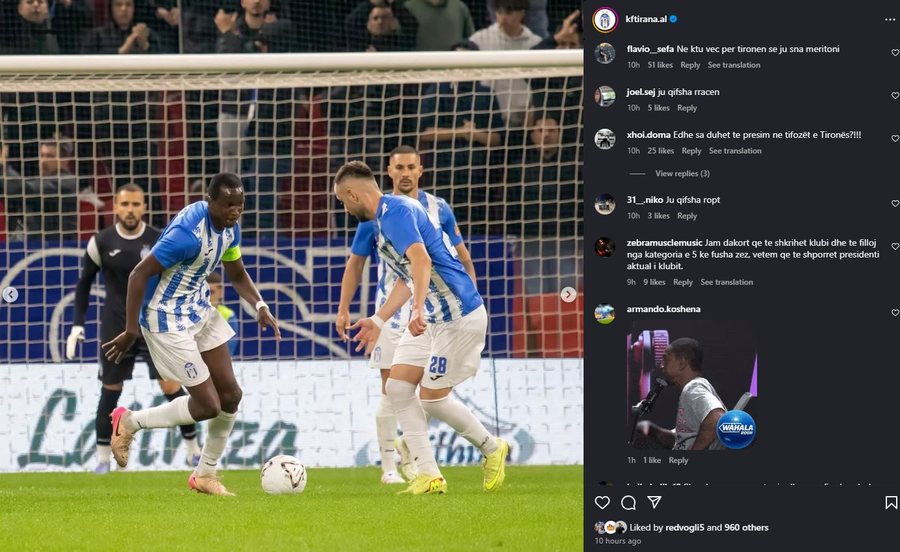 “E tmerrshme, çfarë turpi”, tifozët e Tiranës