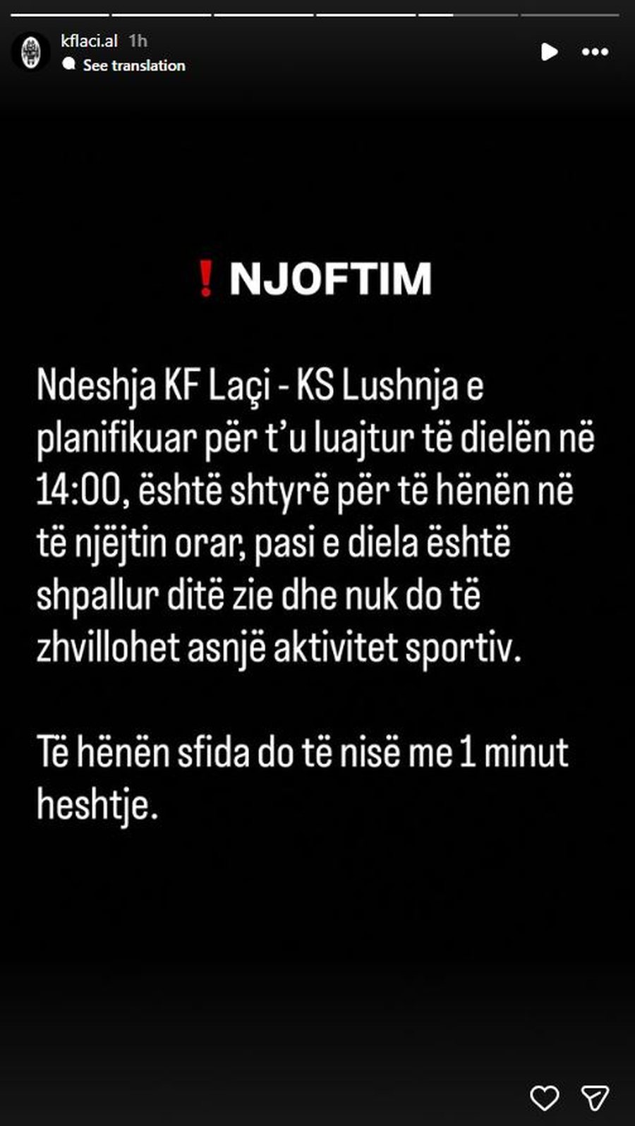 Zi Kombëtare për ikjen e Fatos Nanos, shtyhen ndeshjet e Superiores,