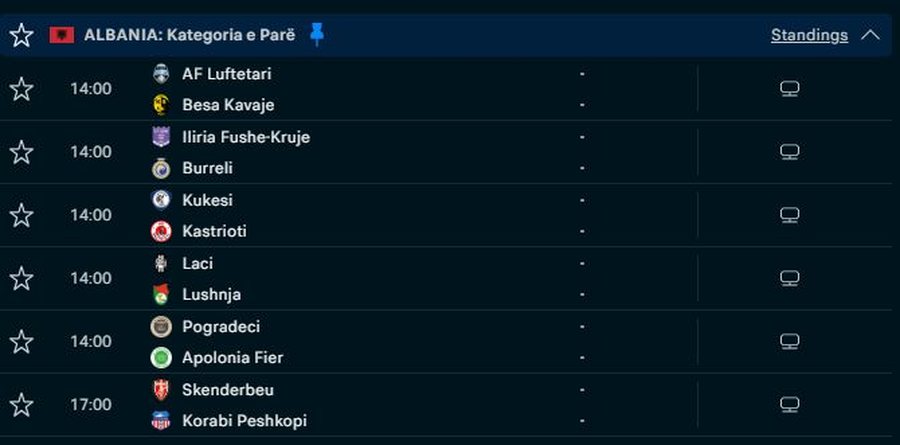 12 ekipe zbresin në fushë, Kategoria e Parë luan ndeshjet e