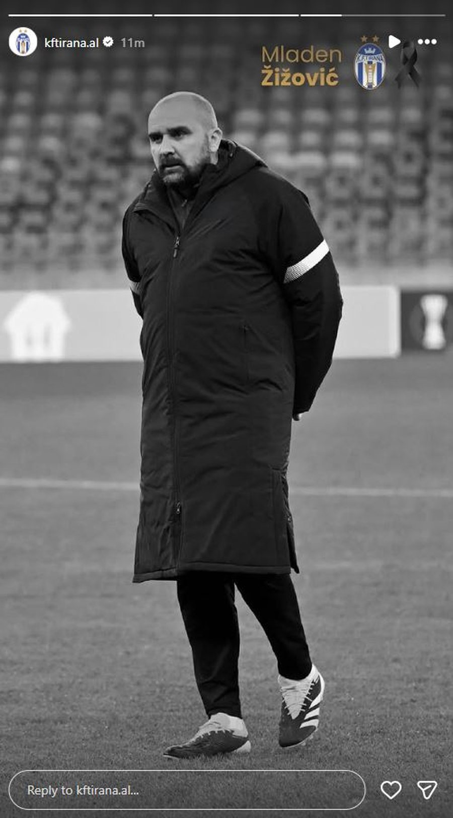 Pësoi kolaps në fushën e lojës, Tirana reagon për