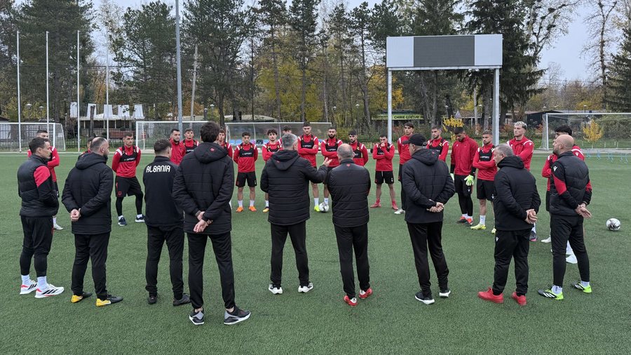 Në prag të duelit me Moldavinë, kuqezinjtë e Alban Bushit